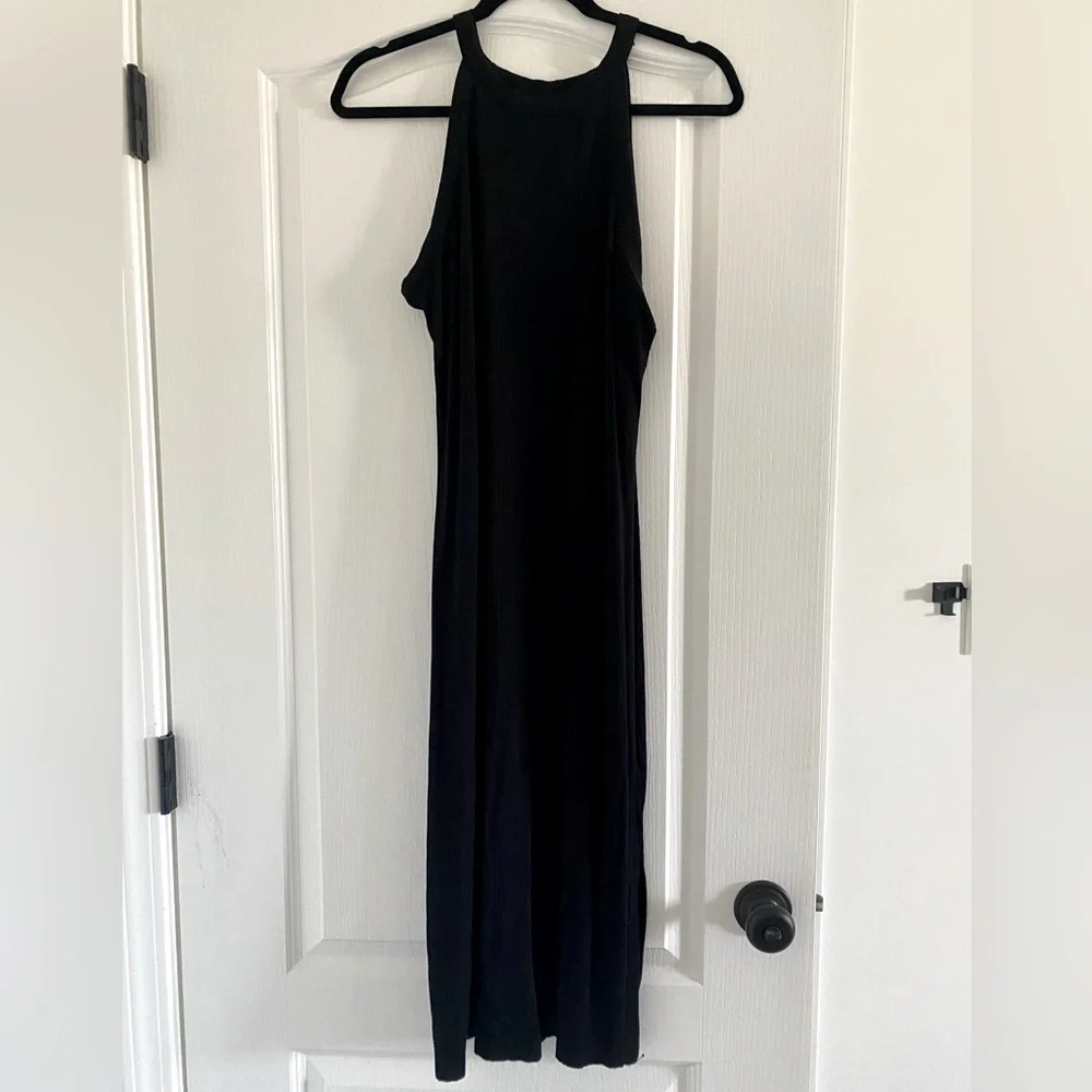 Black ribbed dress - Picture 1 of 1